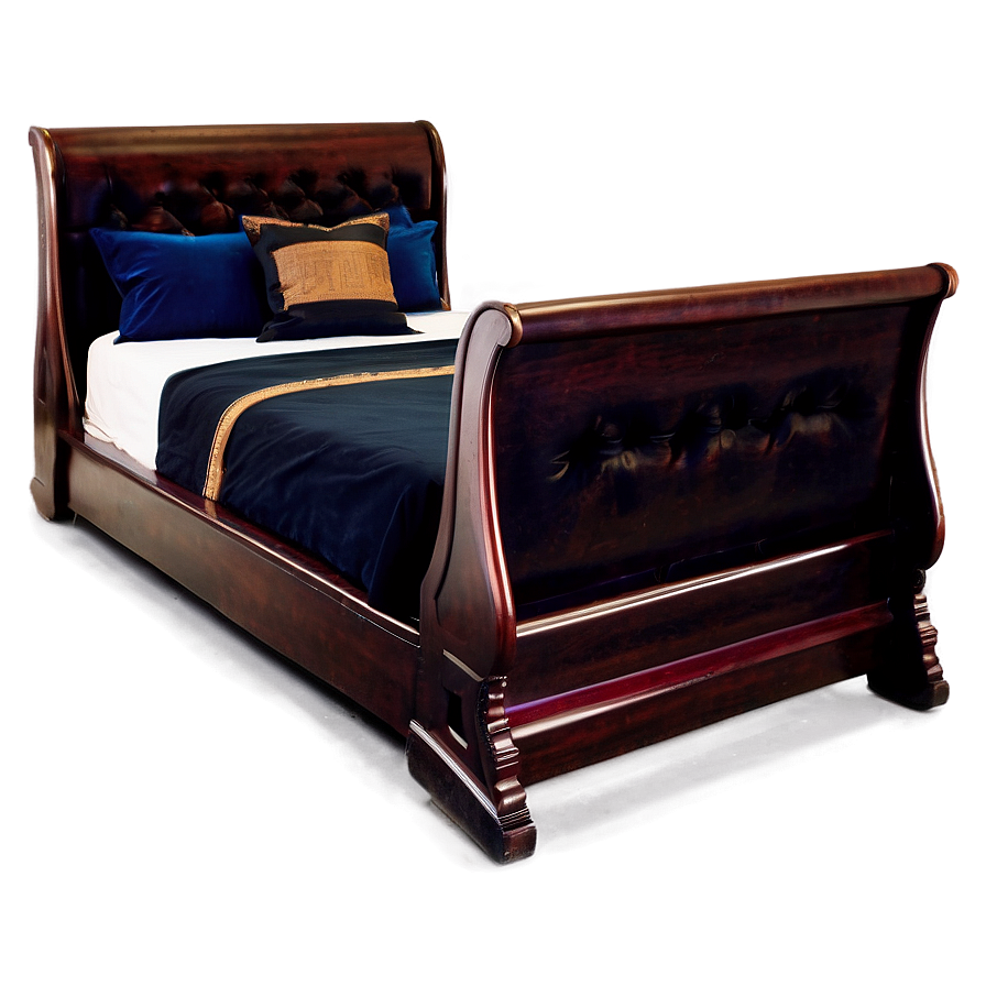 Sleigh Bed Classic Design Png 05042024