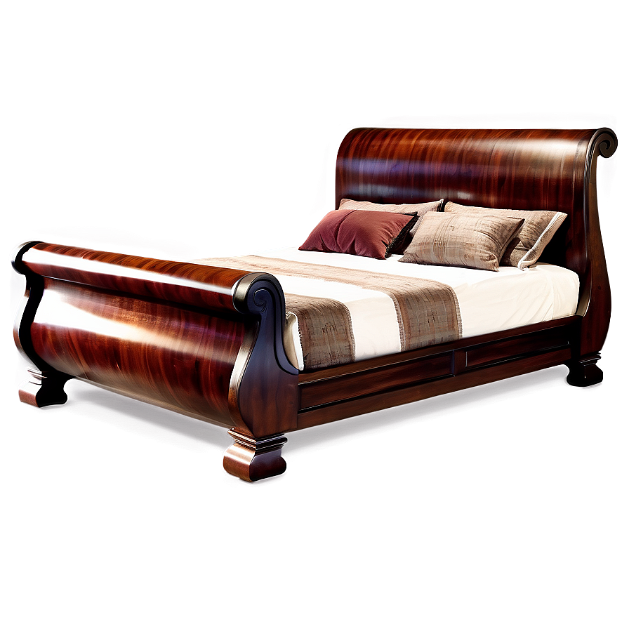 Sleigh Bed Classic Design Png Scl