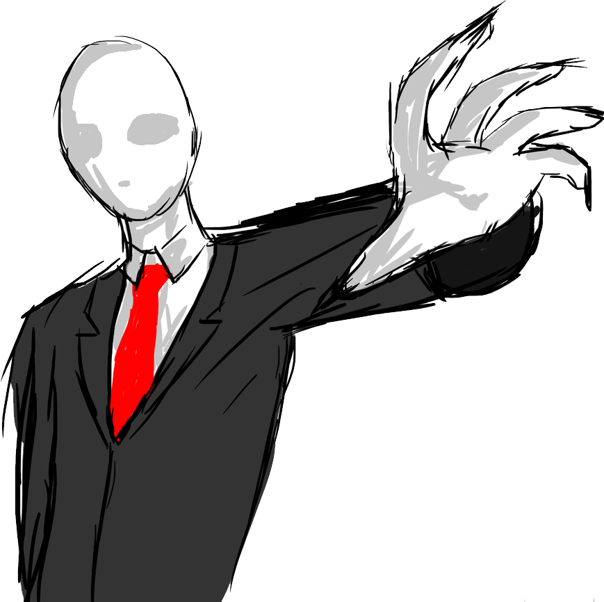 Slender_ Man_ Illustration