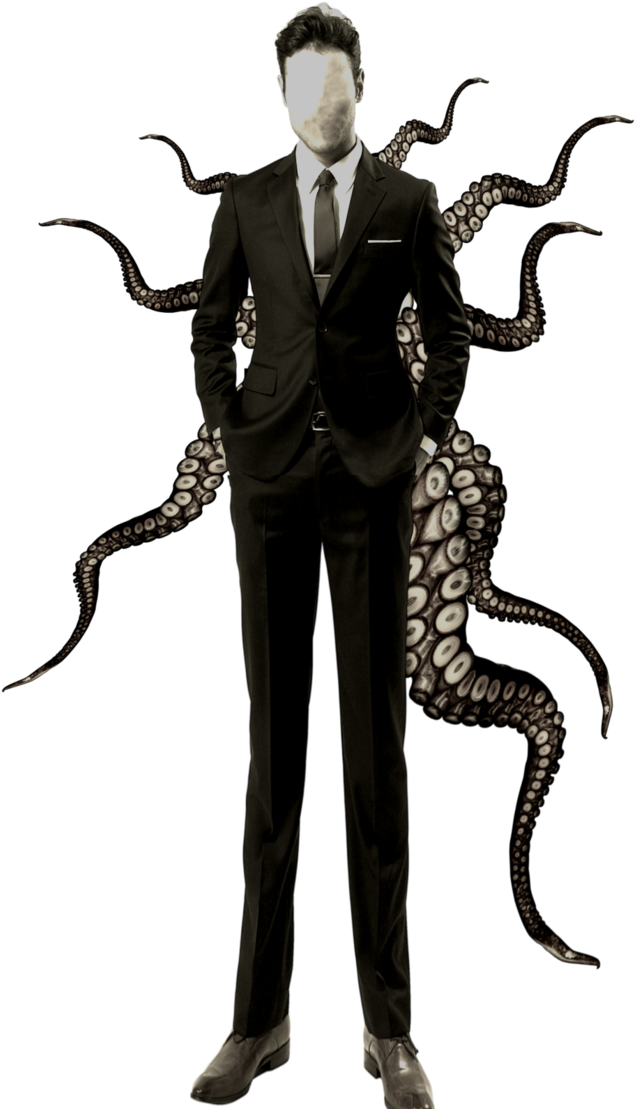 Slenderman Minecraft Character - Slender Man Vector, HD Png Download PNG with transparent background