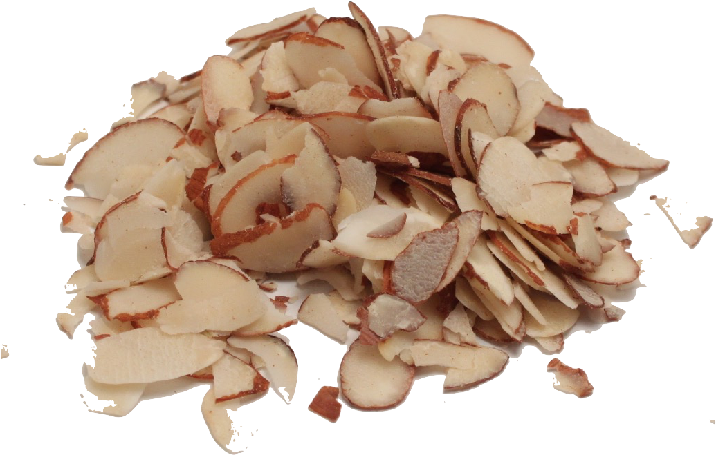 Almonds, Organic, Raw, Sliced - Slivered Almonds Png, Transparent Png PNG with transparent background