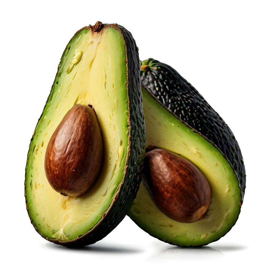 Sliced Avocado Top View Png 05242024