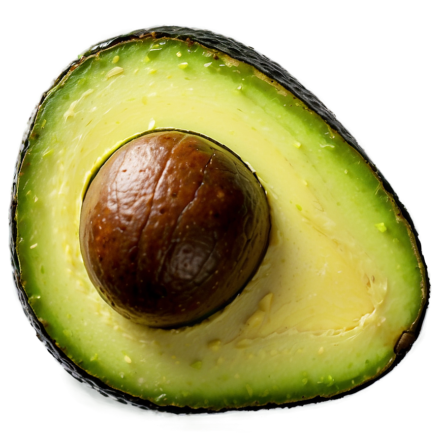 Sliced Avocado Top View Png 05242024