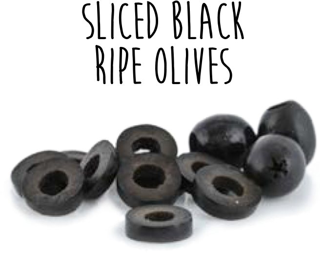 Sliced Black Olives Png - Sliced Black Olive Png, Transparent Png PNG with transparent background