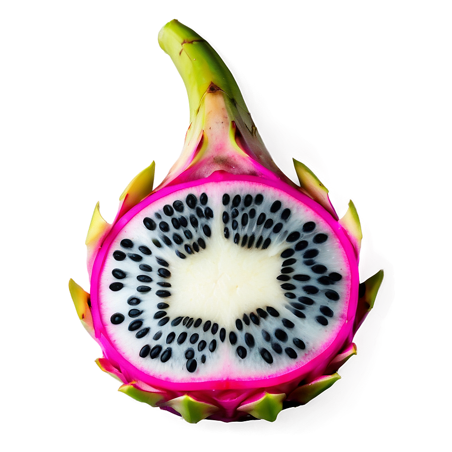 Sliced Dragonfruit On Plate Png 79