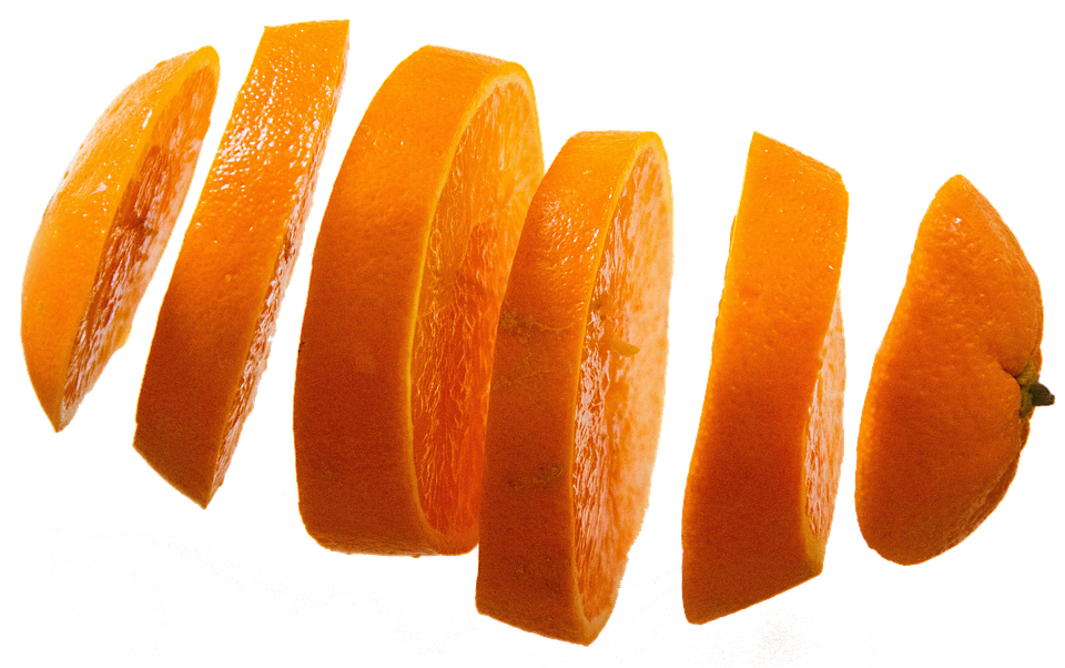 Sliced Orange Floating Sequence