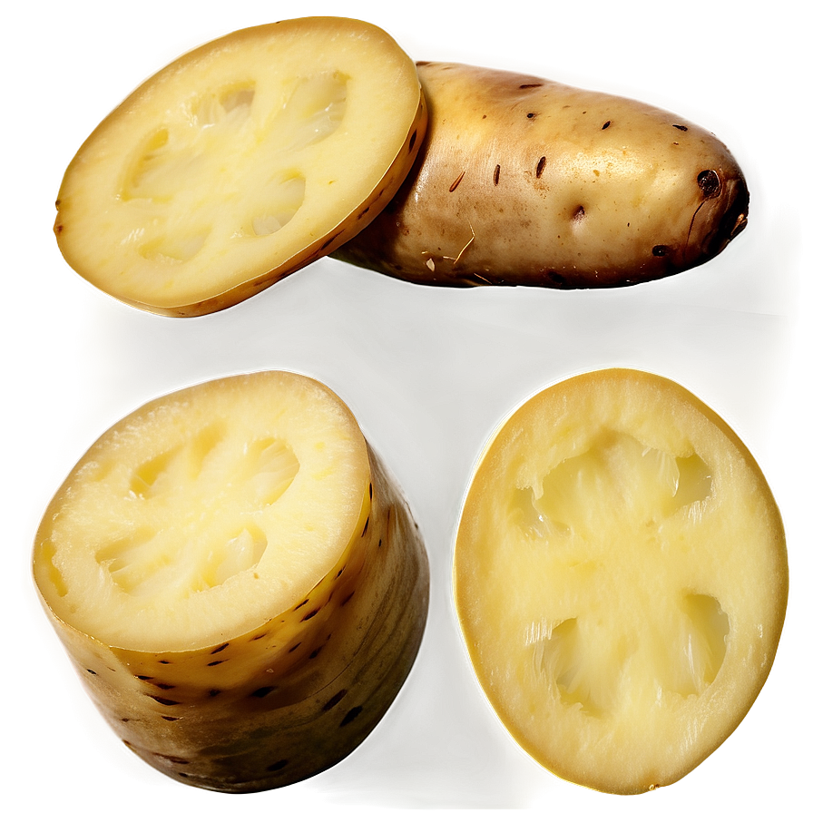 Sliced Potato Png 05042024