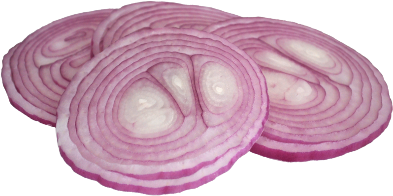 Sliced Red Onion Rings