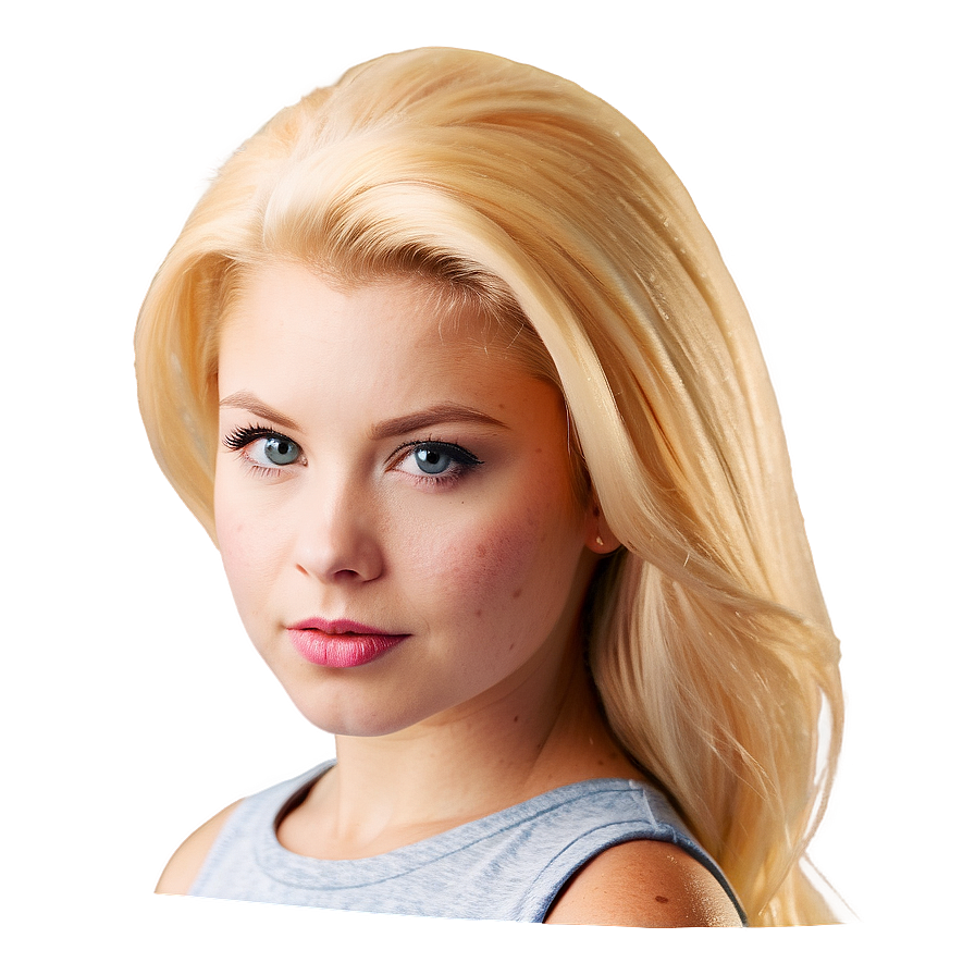 Slicked Back Blond Hair Png 06262024