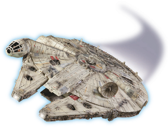 Sliderimgprincipal 300 Star Wars Millenium Falcon 01 - Millennium Falcon Planeta Deagostini Escala, HD Png Download PNG with transparent background