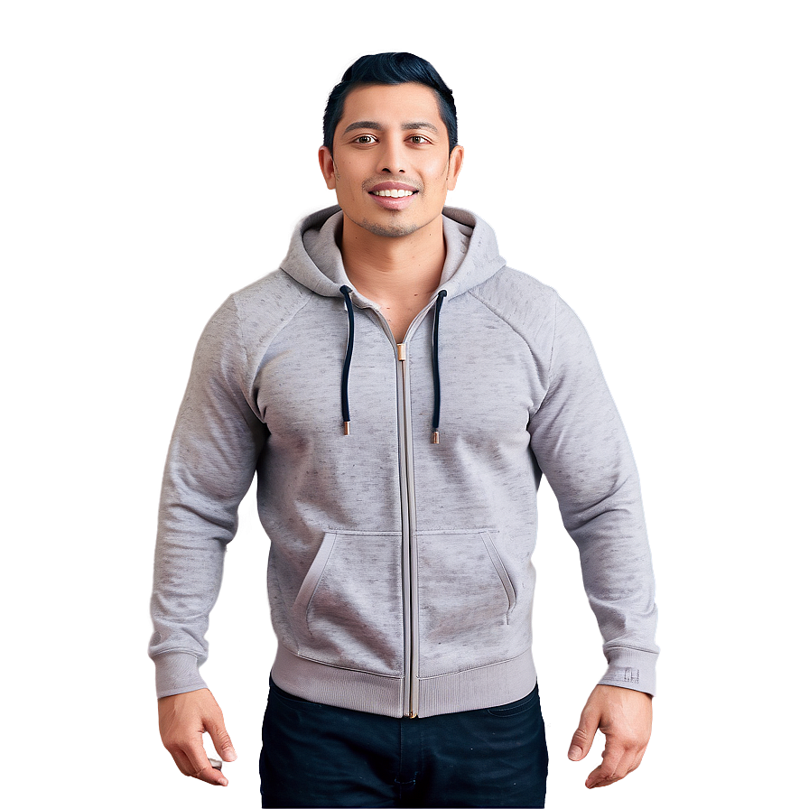 Slim Fit Zip Up Hoodie Png Ewx