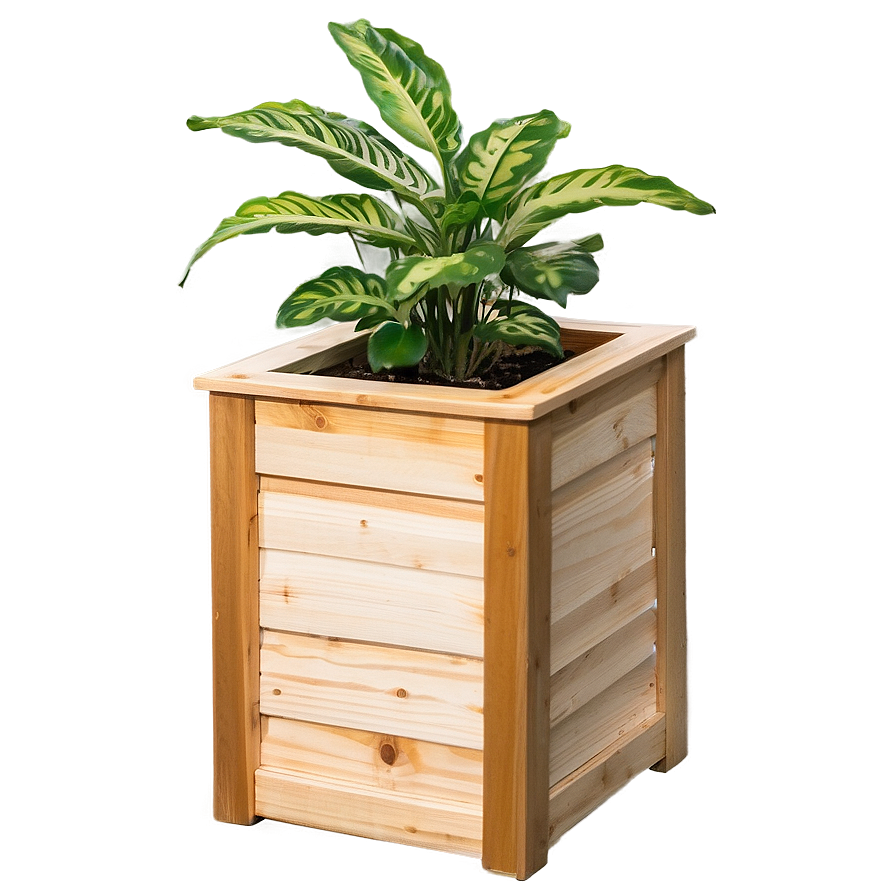 Slim Planter Box Png 06282024