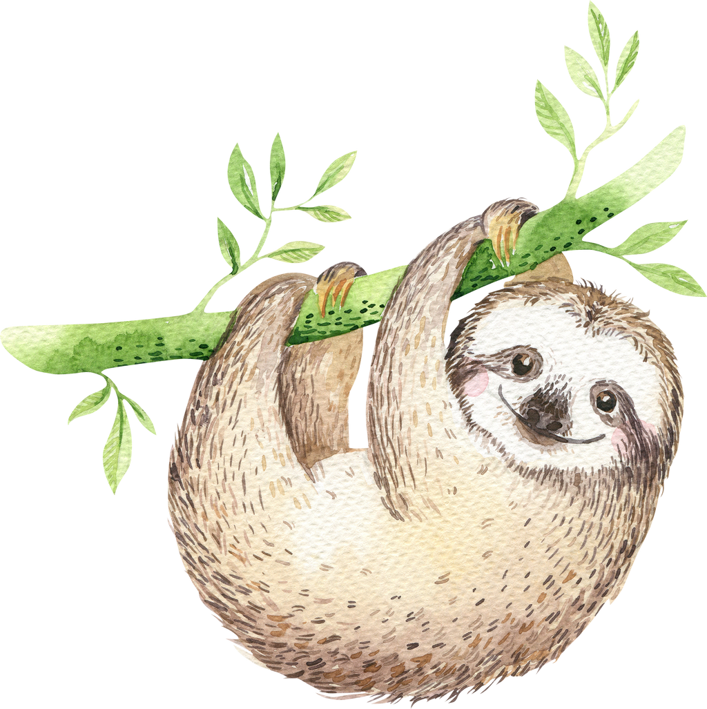 Sloth Cartoon - Dont Give Up Posters, HD Png Download PNG with transparent background