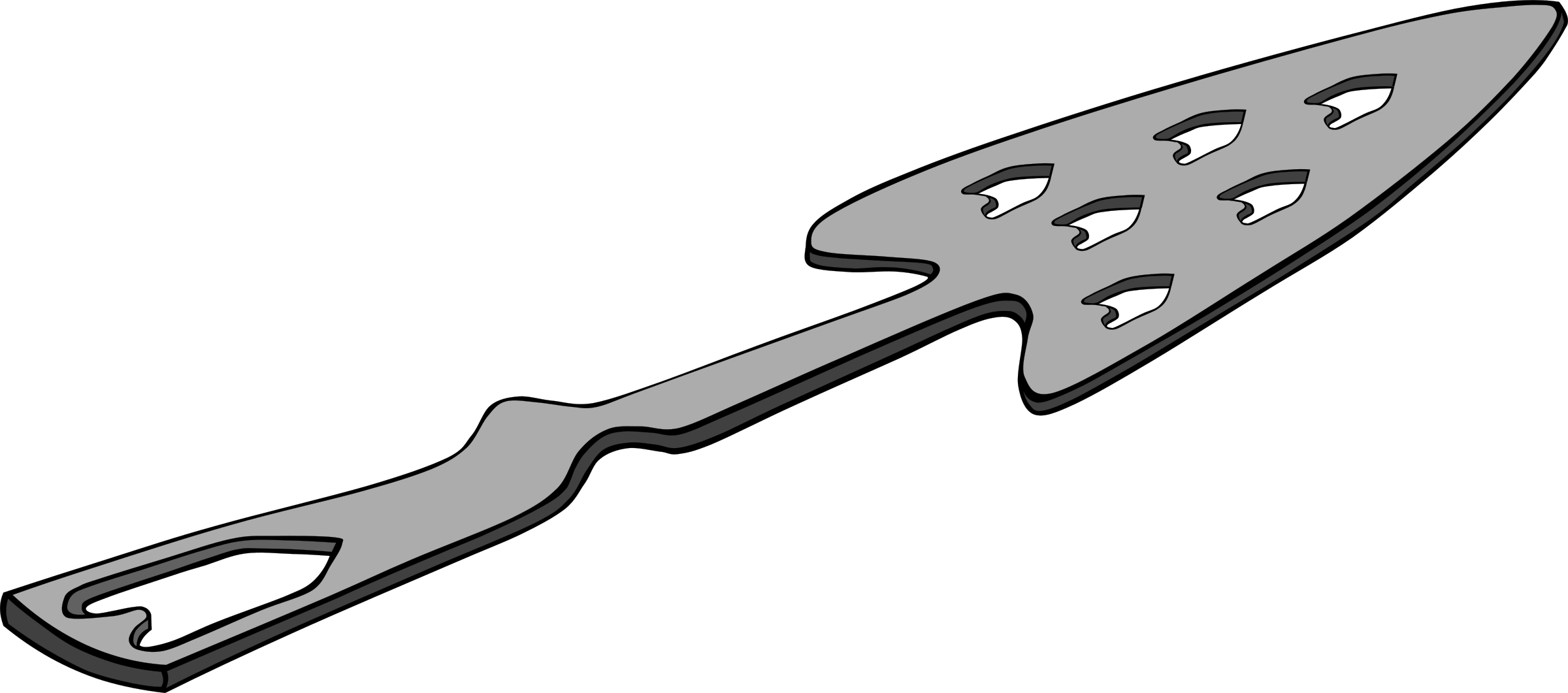 Slotted Spoon Vector Art