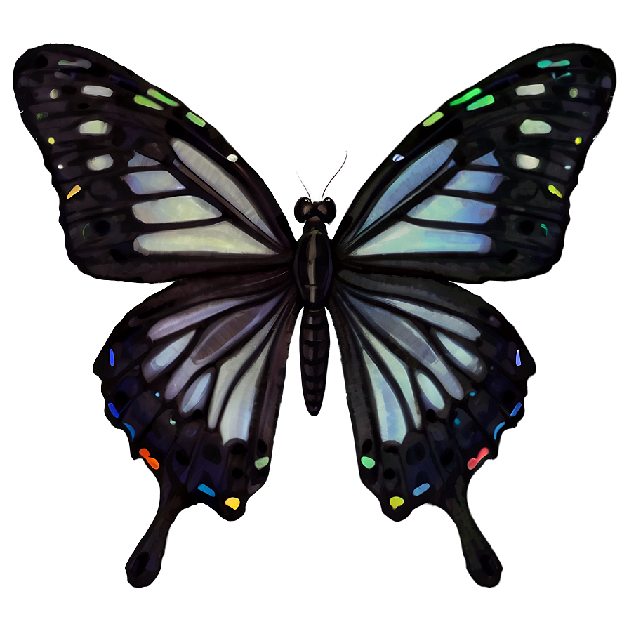 Small Black Butterfly Png Fgg