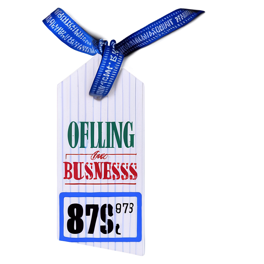 Small Business Price Tag Png Fab