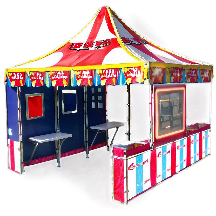 Small Carnival Booth Tent Png 06282024