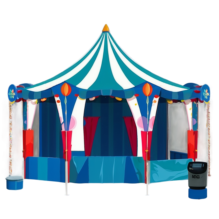 Small Carnival Booth Tent Png Mki