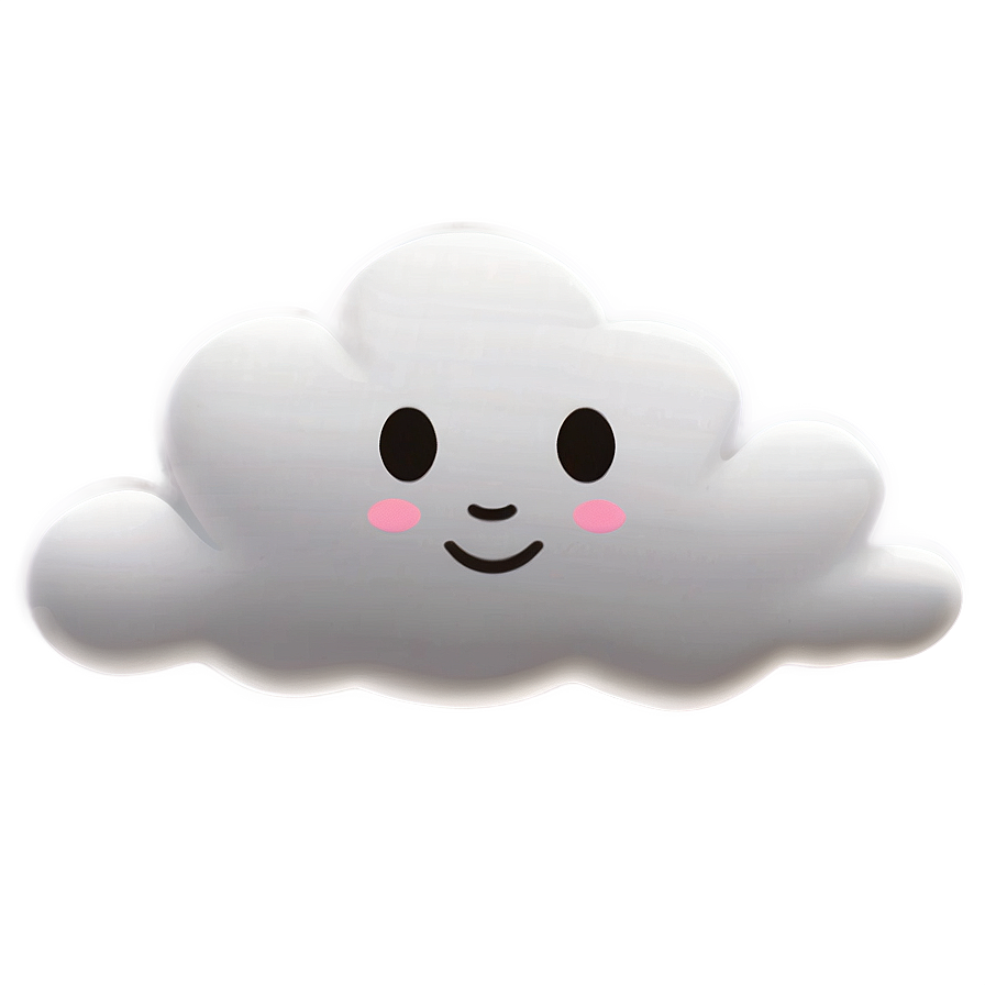 Small Cloud Emoji Png 06272024