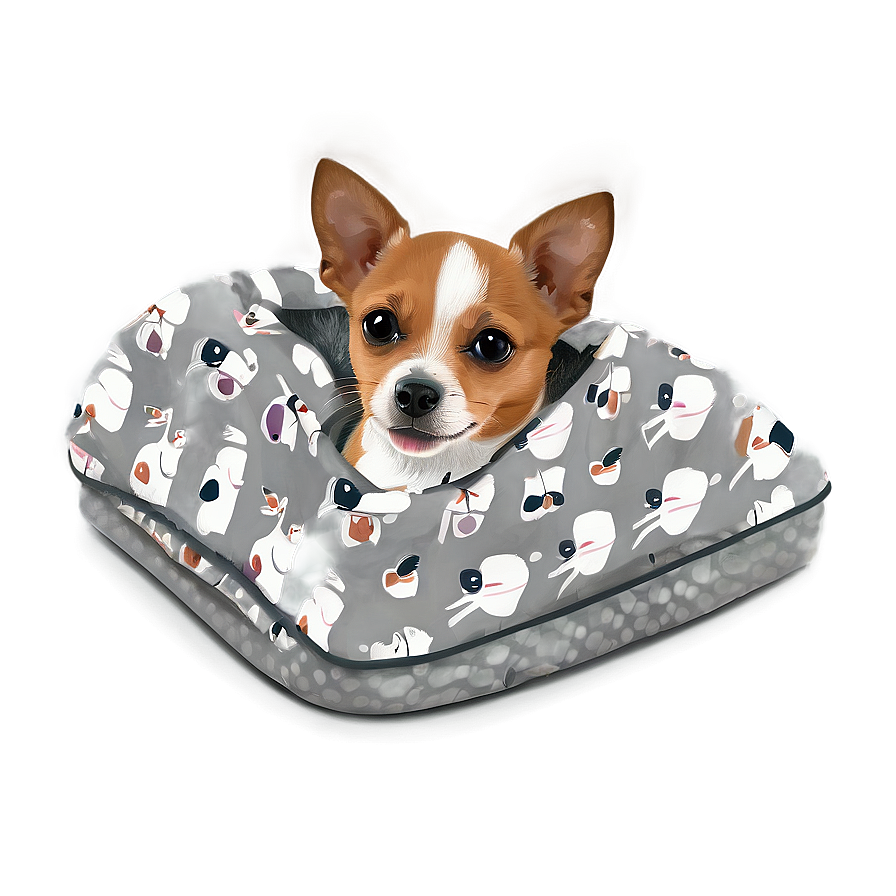 Small Dog Ready For Bed Png 73