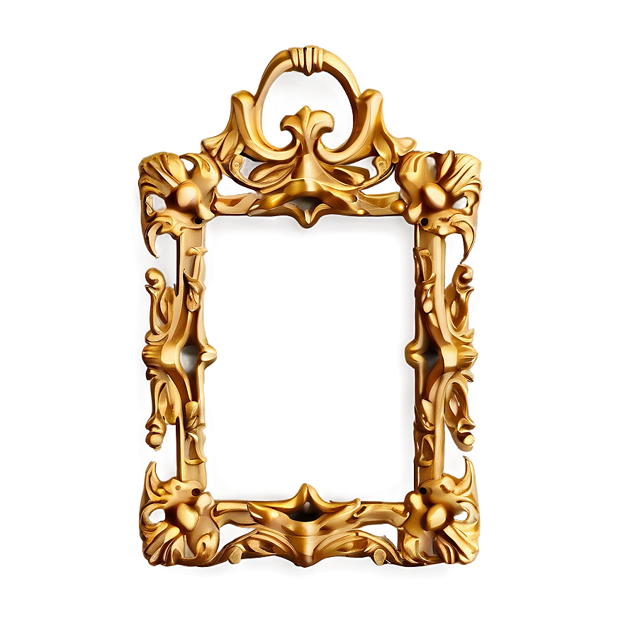 Small Gold Frame Png Qcu21