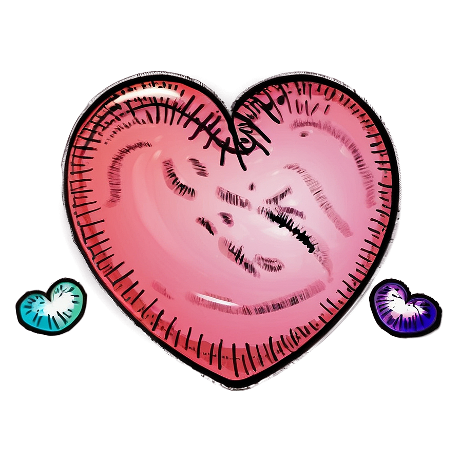 Small Heart Doodle Png 18