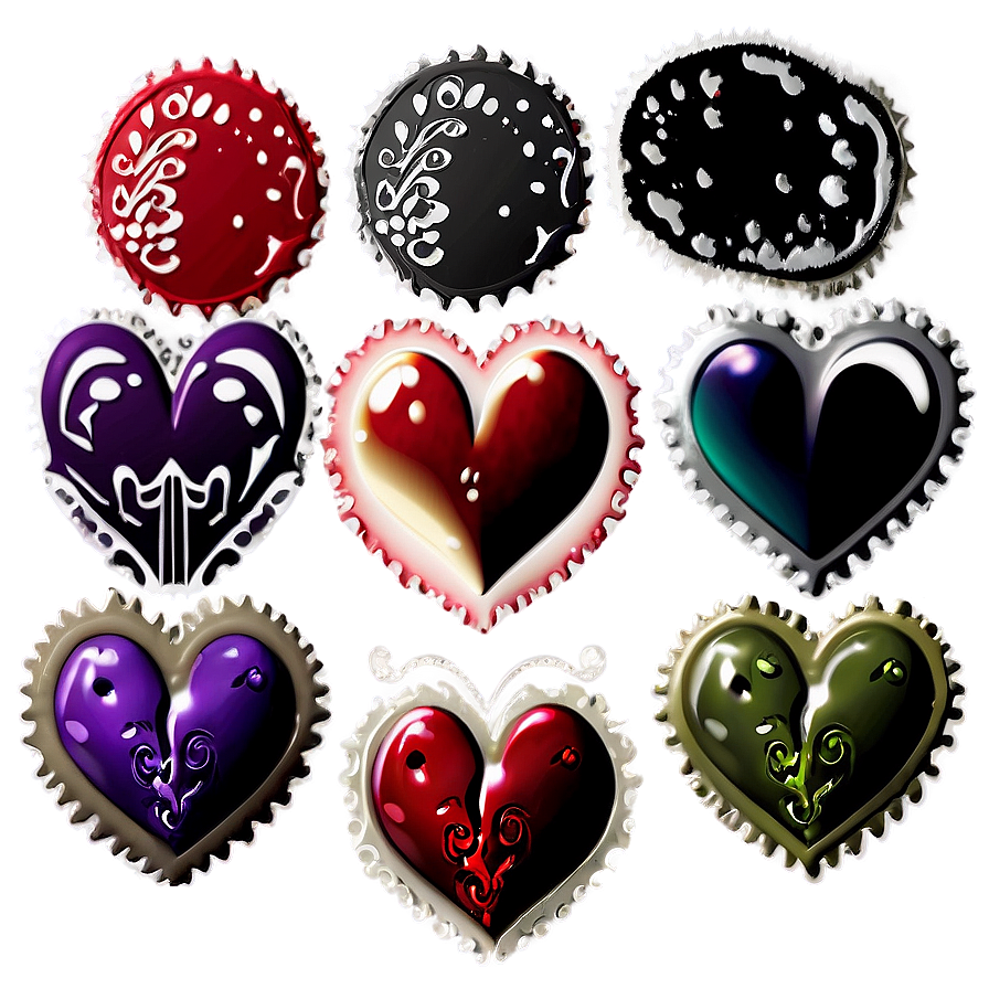 Small Heart Stamp Png 11