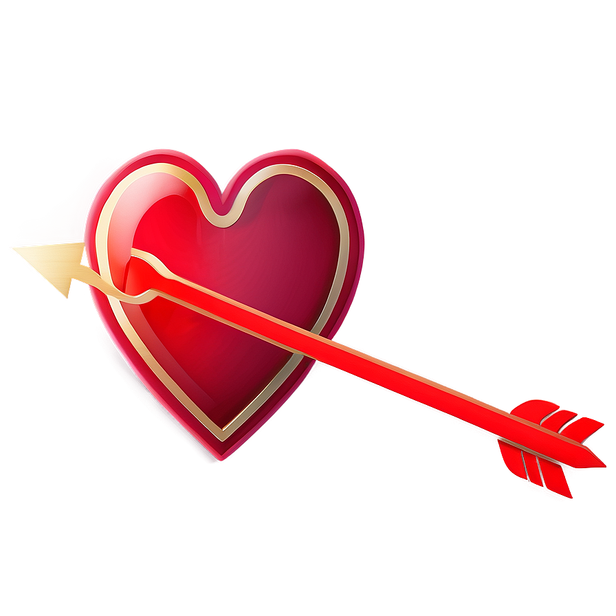 Small Heart With Arrow Png Igy