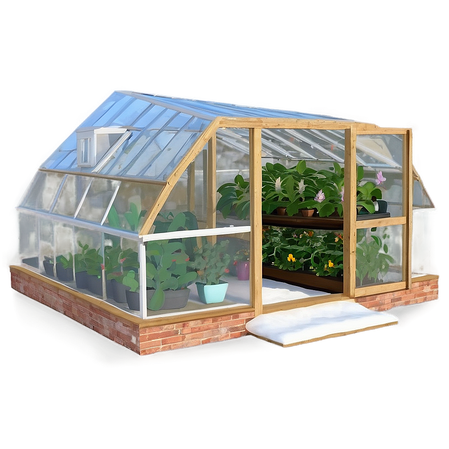 "Small Home Greenhouse PNG" oce66 PNG image with a transparent background, free high-resolution download