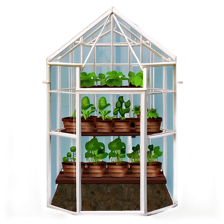"Small Home Greenhouse PNG" quy PNG image with a transparent background, free high-resolution download