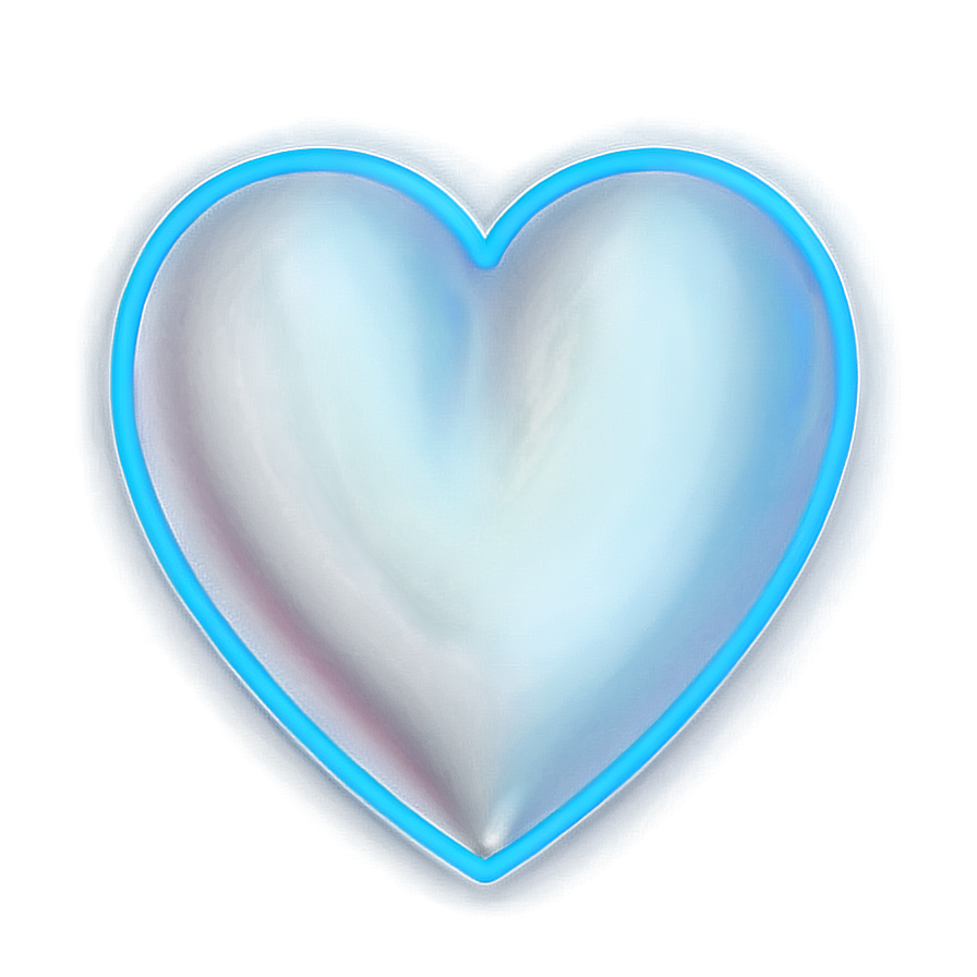 Small Neon Heart Png 06122024