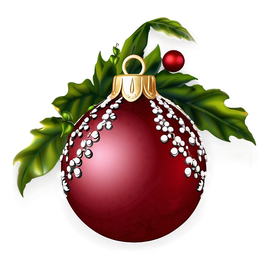 Small Red Ornament Png 06212024