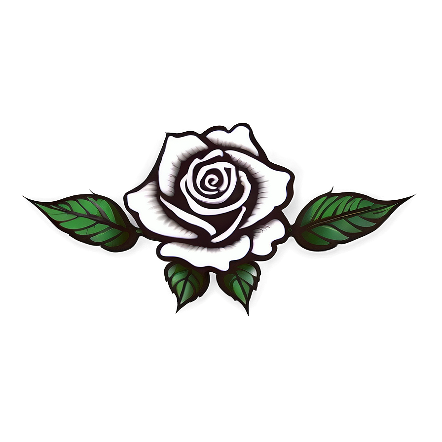 Small Rose Tattoo Idea Png Jet34