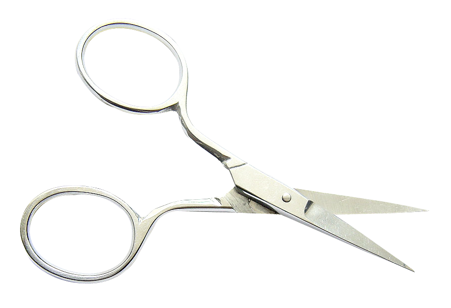 Small Silver Scissors Isolated.png PNG image with a transparent background, free high-resolution download