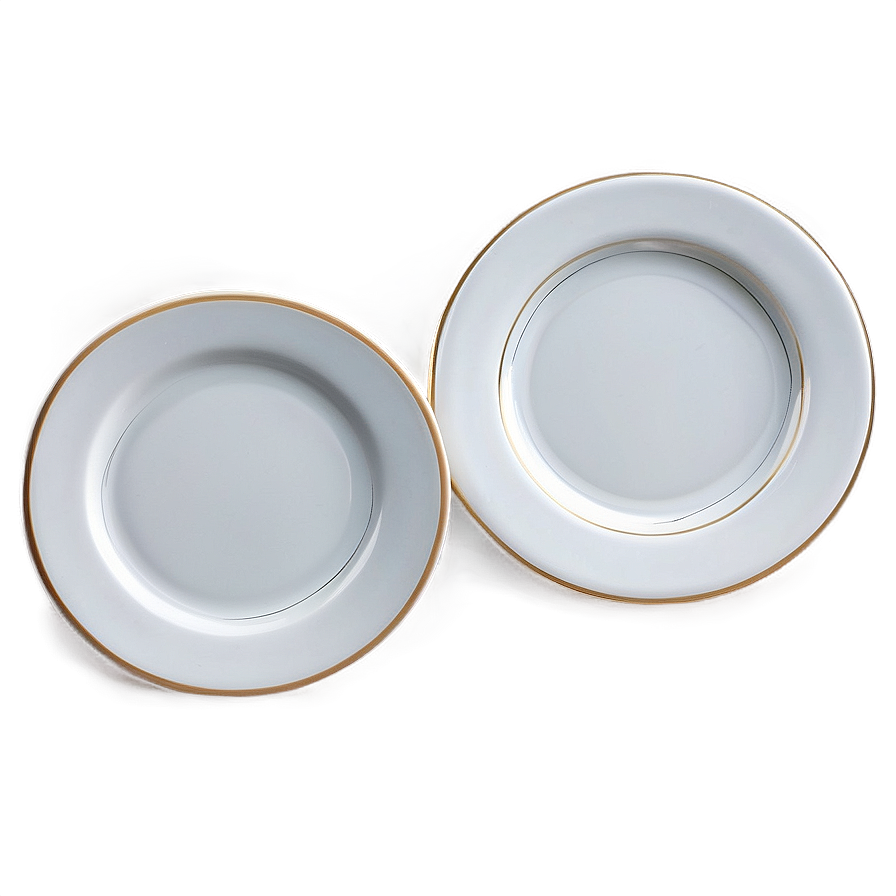 Small White Plate Png 06212024