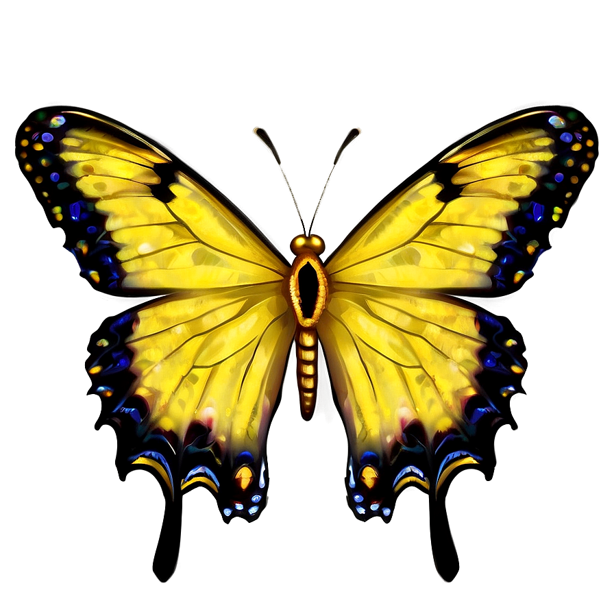 Small Yellow Butterfly Png 15