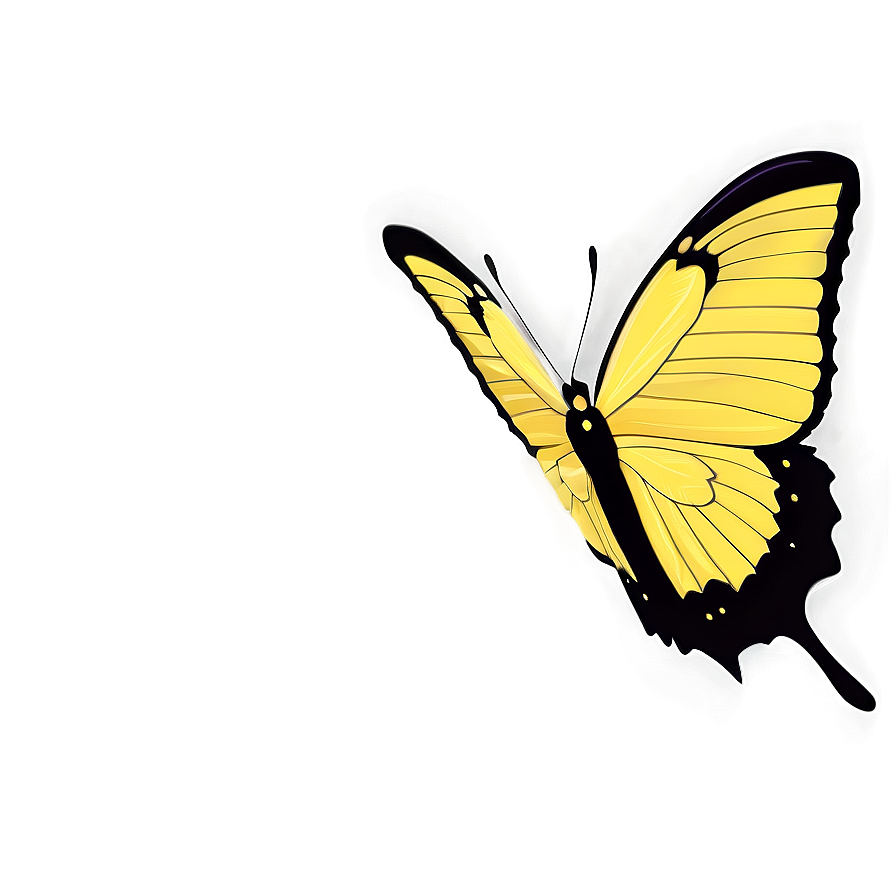 Small Yellow Butterfly Png Ojt32