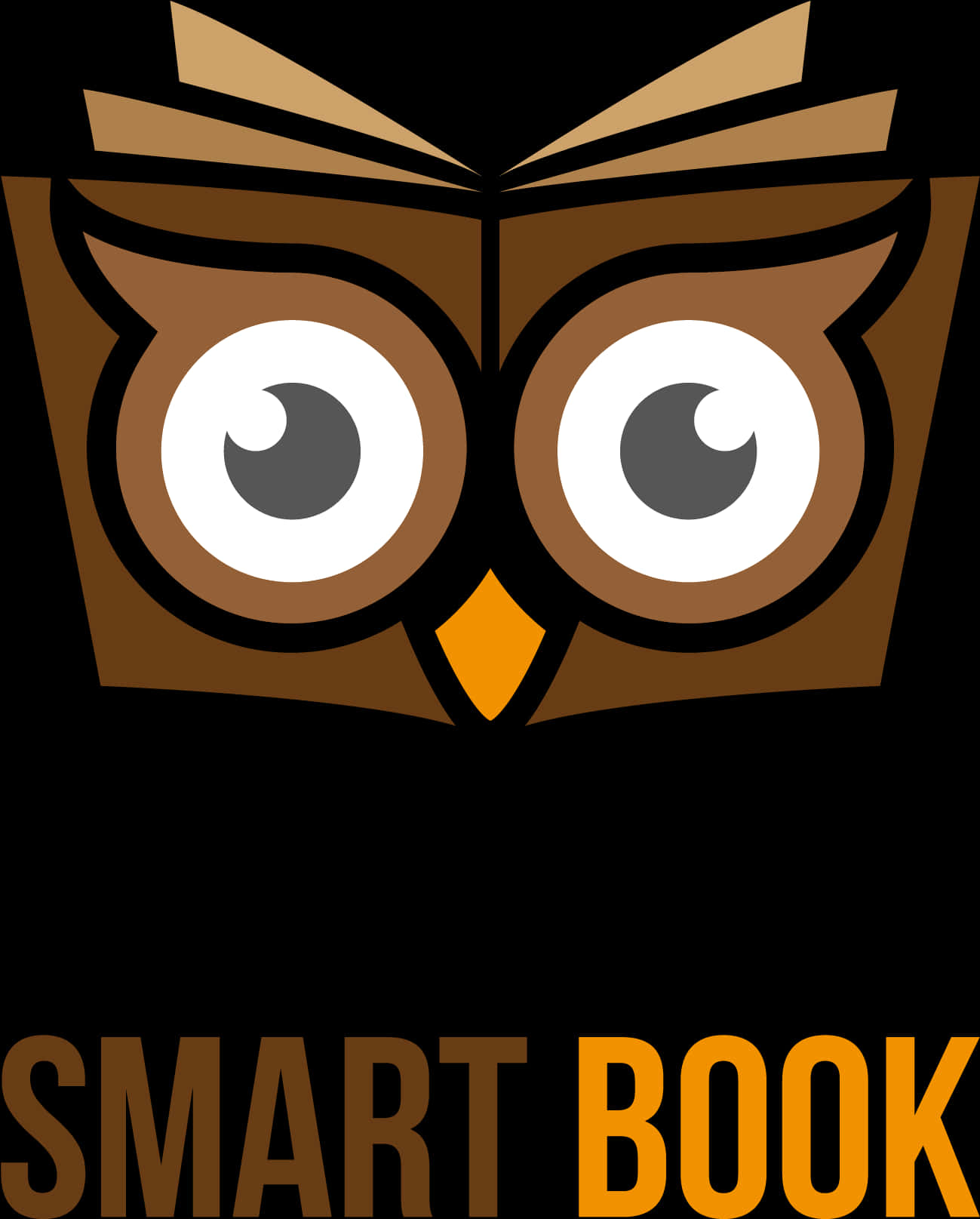 Smart Book Owl Logo PNG with transparent background