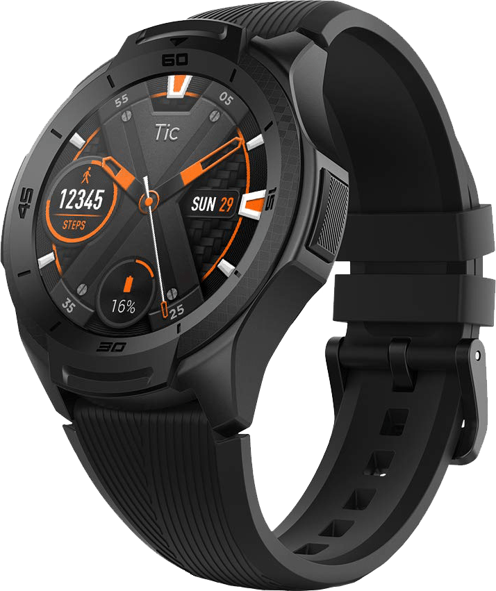 Smart Fitness Watch Display PNG with transparent background