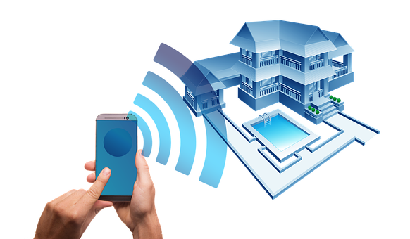 Smart Home Control Concept PNG with transparent background