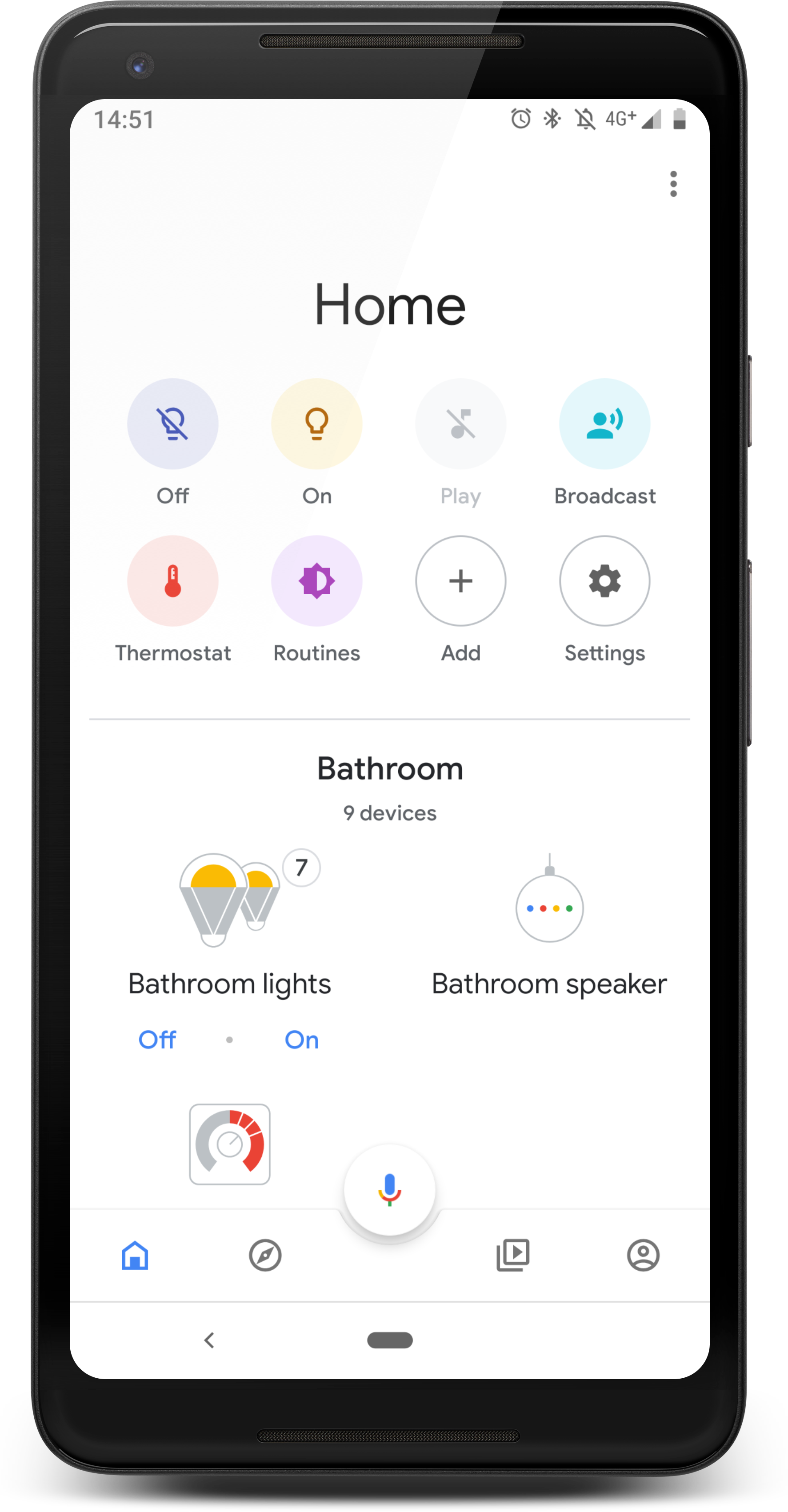 Smart Home Control Interface PNG with transparent background