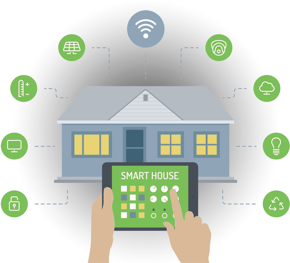 Smart Home Technology Concept