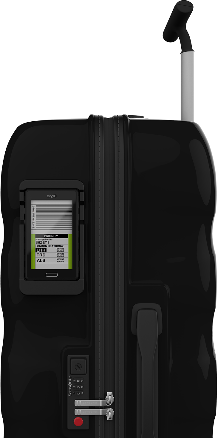 Smart Suitcasewith Electronic Tagand Lock