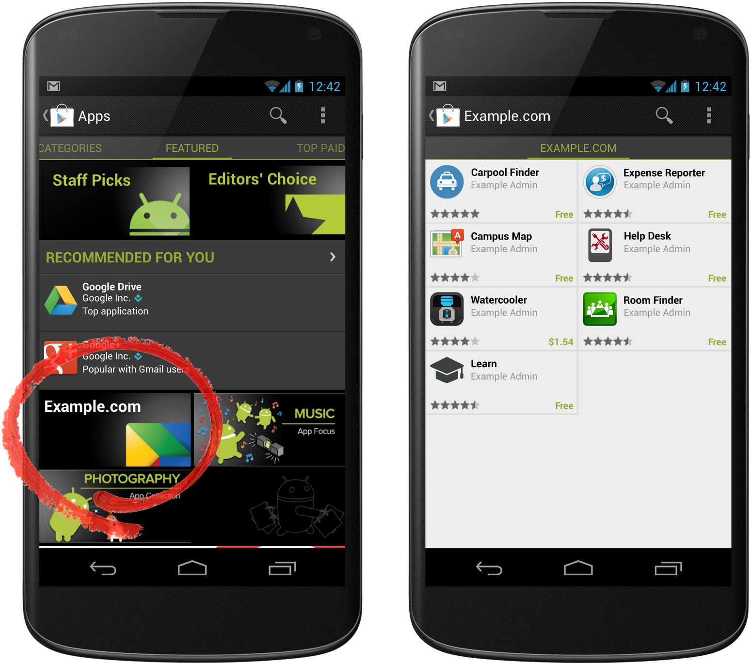 Smartphone App Store Screenshots