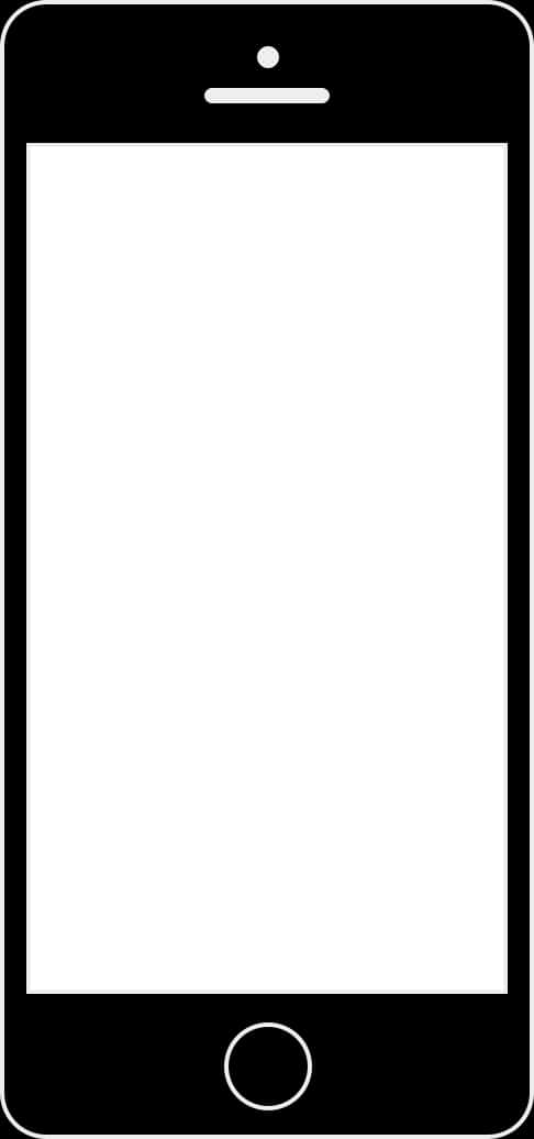 Smartphone Blank Screen Template