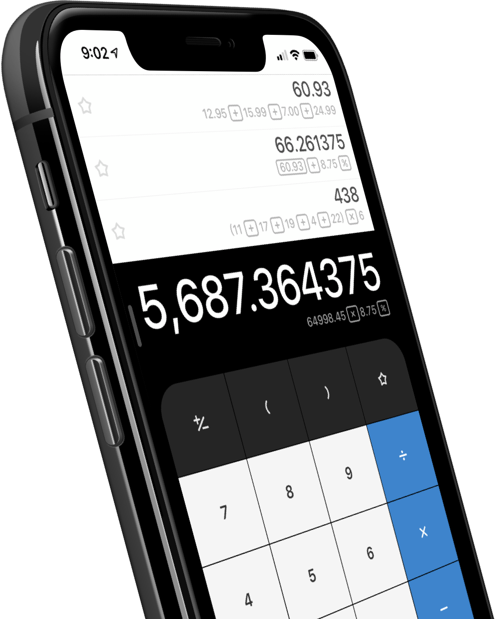 Smartphone Calculator App