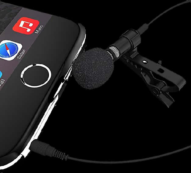 Smartphone Lavalier Microphone Setup