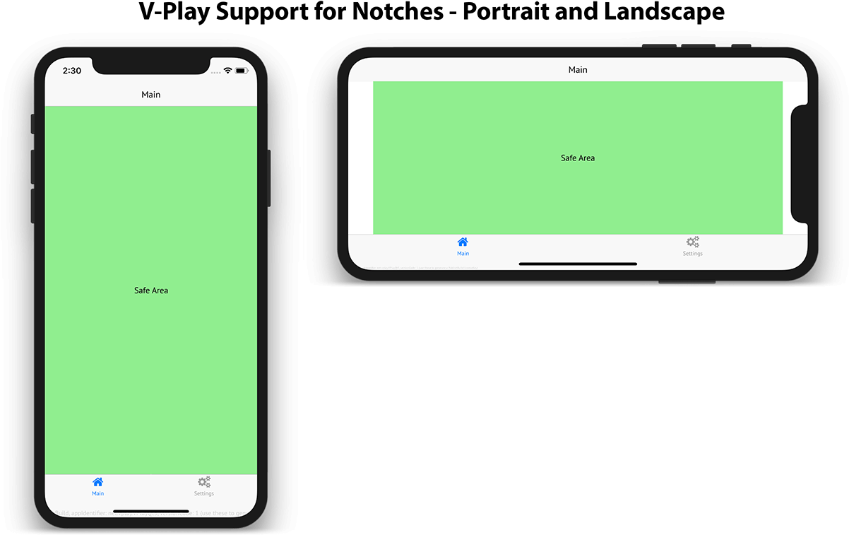 Smartphone Notch Support Portrait Landscape