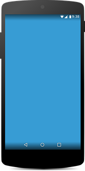 Smartphone Screen Blank Template.jpg PNG with transparent background
