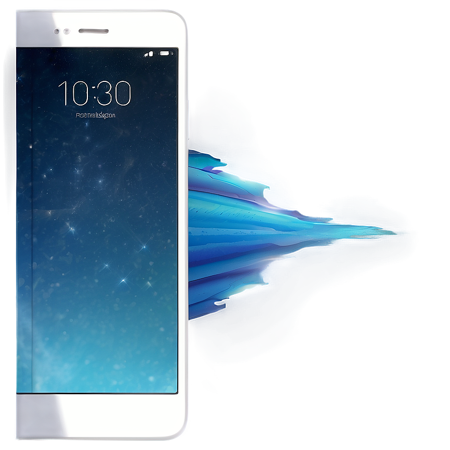 Smartphone Screen Mockup PNG 06252024 PNG image with a transparent background, free high-resolution download